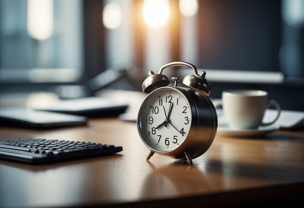 puedo salir 5 minutos antes del trabajo